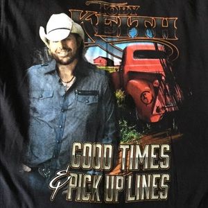 Toby Keith Good Times & Pickup Lines Sz M